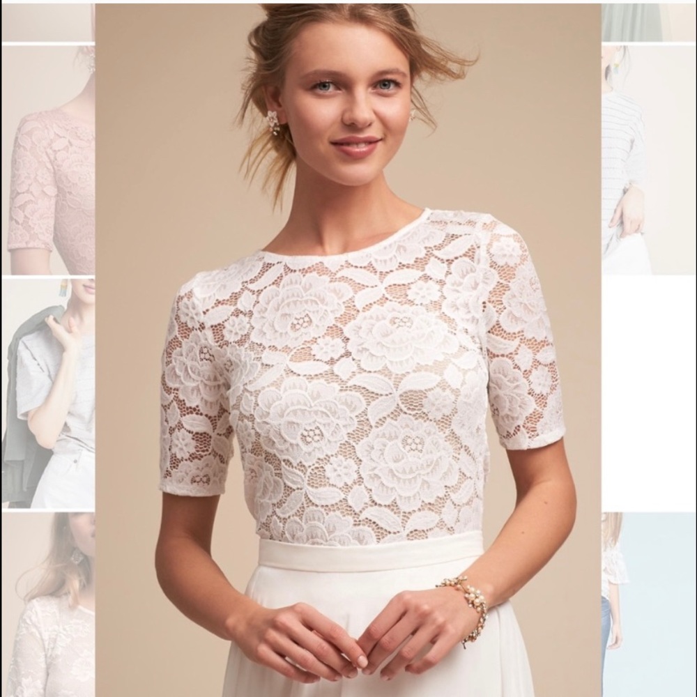 ANTHROPOLOGIE: BHLDN WEDDING COLLECTION WHITE